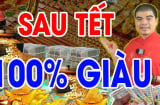30 ngày đầu năm Ất Tỵ 2025: 3 tuổi Tài-Lộc-Danh hội tụ, giàu nhất vị trí số 2