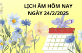 Lịch âm lịch vạn niên ngày 25/2 một ngày tốt lành cầu tài đắc tài cầu lộc đắc lộc, nhớ xem giờ tốt xấu