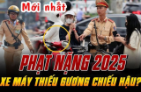Từ 1/7/2025: Xe máy không lắp đủ 2 gương chiếu hậu sẽ bị CSGT xử phạt, đúng không?