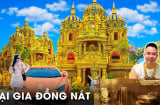Ngắm lâu đài dát vàng của 'đại gia đồng nát' Nghệ An: Vàng phủ từ phòng khách đến nhà vệ sinh