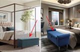 4 công dụng của chiếc ghế đặt ở cuối giường khách sạn