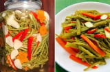 Mẹo làm rau muống muối chua giòn ngon, thanh mát