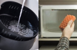 Mẹo làm sạch lò vi sóng và nồi chiên không dầu chỉ trong 2 phút, không cần nước rửa chén