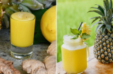 Cách uống nước ép gừng dứa thải độc, giảm mỡ thừa, không xót ruột