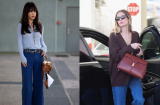 Bắt trend gam màu nâu sữa và xanh jeans hot nhất mùa này