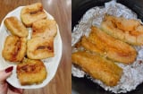 Mẹo rán bánh chưng giòn ngon, không ngấm dầu mỡ