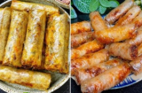 Mẹo gói nem “lạ mà hay”: Phết bia trước khi rán giúp nem giòn rụm vỏ ngoài, thơm mềm bên trong
