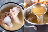 Cách dùng nước hầm xương giảm đau xương khớp, bổ sung collagen đẹp da, không gây tăng cân