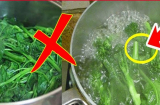 Luộc rau kiểu này mất sạch chất bổ, rước độc vào người