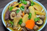 Cách làm món canh gà nấm hương chuẩn vị, ai ăn cũng thích