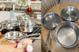 Nhà đang nấu ăn bằng nồi, chảo inox, chú ý ngay 5 điều này