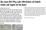 BV Phụ sản Hà Nội phản hồi vụ bác sĩ bị “tố” thiếu tôn trọng bệnh nhân nữ