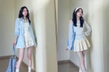 Mặc màu xanh dương mùa hè thế nào để vừa tươi tắn vừa thanh lịch?