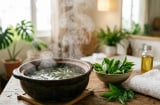 Cách dùng lá trà xanh giúp se khít lỗ chân lông, giảm dầu nhờn