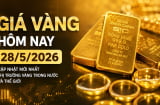 Bảng giá vàng 9999 24K 18K SJC DOJI PNJ hôm nay 28/5/2026