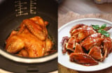 Nướng gà bằng nồi cơm điện, da vàng óng, thịt mềm thơm
