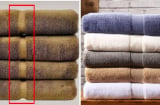 Tại sao trên khăn tắm luôn có một đường kẻ sọc khác biệt?