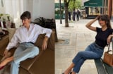 Muốn mặc quần jeans đẹp như phụ nữ Pháp, hãy bắt đầu với 4 kiểu áo không bao giờ lỗi mốt