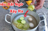 Lợi ích của việc thả vài lát chanh vào nồi luộc trứng