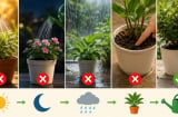 Đừng tưới cây vào 5 thời điểm này: Càng chăm kỹ, cây càng dễ vàng lá, úng rễ