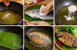 Rán cá không cần chảo chống dính vẫn vàng giòn: 5 mẹo đơn giản giúp cá không nát, không dính chảo
