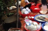 Sốt rầm rầm: Dâu mới tiu nghỉu hì hục rửa 'núi' bát đũa khi chưa kịp tháo vương miện đội đầu