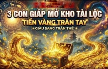 7 ngày tới Tiền ngập ví, Vàng ngập kho, 3 Shbet888.com nhà cái uy tín no nê hưởng