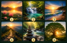 Quiz' Chọn một hình ảnh thiên nhiên để khám phá điều gì đang cản bước giàu có của bạn