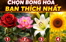Trắc nghiệm: Chọn bông hoa bạn thích nhất, biết tài lộc tháng này