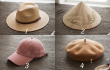 Trắc nghiệm: Chọn 1 chiếc mũ bạn ấn tượng nhất