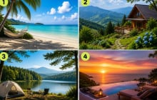 Chọn 1 khung cảnh mùa hè mà bạn muốn tới nghỉ ngơi nhất xem trạng thái tinh thần, nhiều người thấy rất đúng