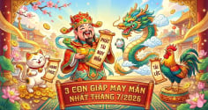 20 ngày tới: 3 tuổi thần Tài gửi lời chúc phúc cho, cầu được ước thấy