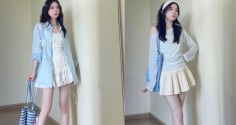 Mặc màu xanh dương mùa hè thế nào để vừa tươi tắn vừa thanh lịch?