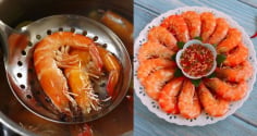 Luộc tôm thêm 2 thứ này, thịt ngọt săn chắc, đỏ au