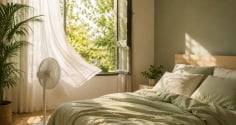Mẹo giúp phòng ngủ mát hơn trong mùa hè nóng nực
