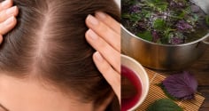 Cách gội đầu bằng nước lá tía tô hỗ trợ giúp da đầu sạch hơn, tóc bớt gãy rụng, mọc nhiều tóc mới