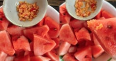 Vì sao dưa hấu chấm muối có vị ngọt đậm hơn bình thường?
