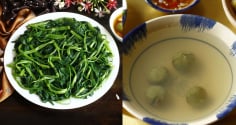 Canh rau muống luộc: Nên dầm sấu hay nên vắt chanh?