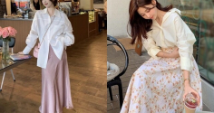 Không chỉ quần jeans, 5 kiểu chân váy dài giúp áo sơ mi trắng trở nên thanh lịch và cuốn hút hơn