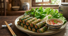 Muốn lá lốt không bị thâm đen khi rán, nhớ làm thêm bước này trước khi cuốn chả
