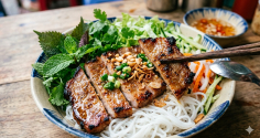 Cách làm bún thịt nướng chuẩn quán, thơm lừng ai ăn cũng mê