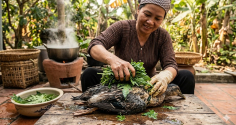 Bí quyết vặt lông vịt 'siêu tốc', sạch bong không sót một cọng lông măng nhờ... nắm lá đu đủ