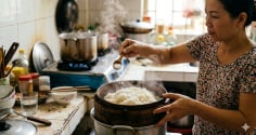 Vì sao các bà nội trợ khéo tay luôn cho muối khi đồ xôi?