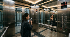 Tại sao thang máy luôn lắp gương lớn? Đừng tưởng chỉ để soi, công dụng thật sự khiến ai cũng bất ngờ
