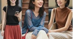 Phụ nữ ngoài 50 tuổi mặc gì mùa hè? 3 kiểu chân váy kết hợp áo đơn giản giúp vẻ ngoài thanh lịch hơn