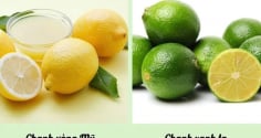 Sử dụng chanh xanh hay chanh vàng tốt hơn?