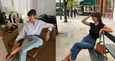 Muốn mặc quần jeans đẹp như phụ nữ Pháp, hãy bắt đầu với 4 kiểu áo không bao giờ lỗi mốt