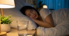 Tại sao bạn nên đặt một cốc nước ở đầu giường vào ban đêm?