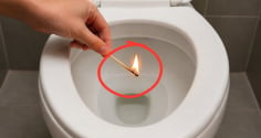 Tại sao bạn nên thả một que diêm đang cháy vào bồn cầu?