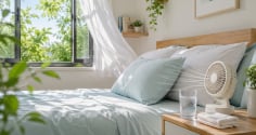 Mùa hè nên để gì cạnh giường ngủ? 5 món nhỏ giúp cảm thấy dễ chịu hơn